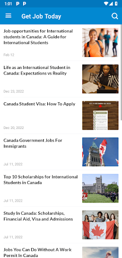 Android application Get Job Today - Uae Jobs screenshort