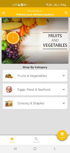 Shoptry - Online Grocery Screen 3