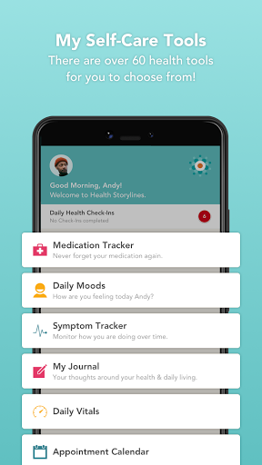 Android application Health Storylines screenshort