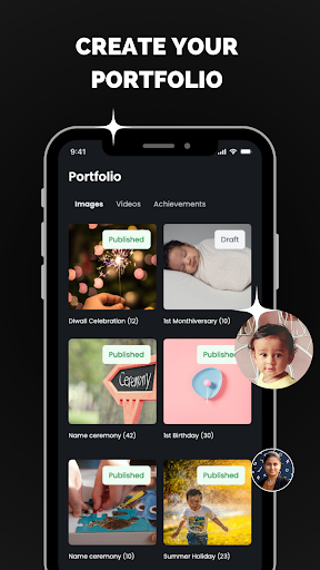 Click - Photography Portfolio Screen 3