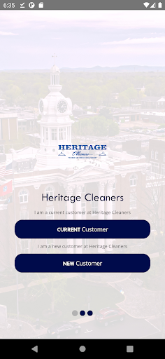Android application Heritage Cleaners screenshort