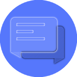 EvolveSMS Transparent Blue icon