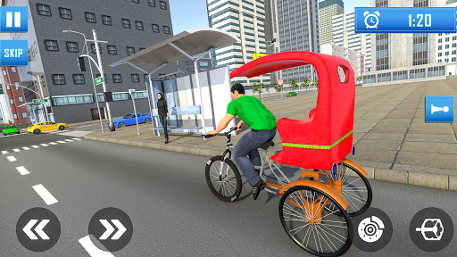 Bicycle Tuk Tuk Auto Rickshaw Free Driving Games