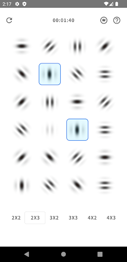 Android application ガボールパッチ screenshort