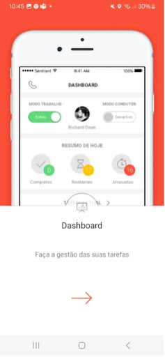 Android application DrivianTasks TMS screenshort