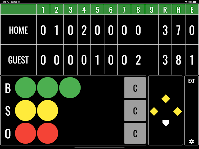 Captura de Pantalla 5 Baseball Scoreboard android