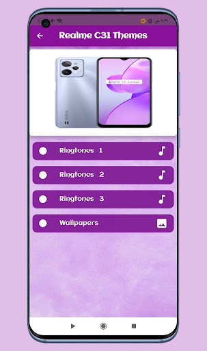 Android application Realme C31 Ringtone screenshort