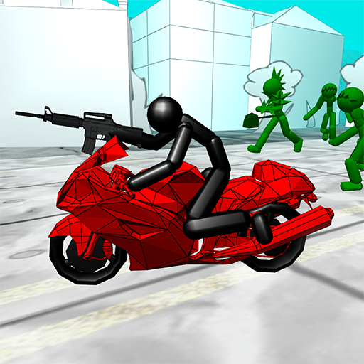 Stickman Zombie: Moto Racing logo