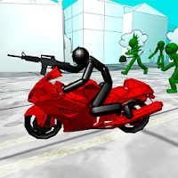 Стикмен Зомби: Мотоцикл рейсинг