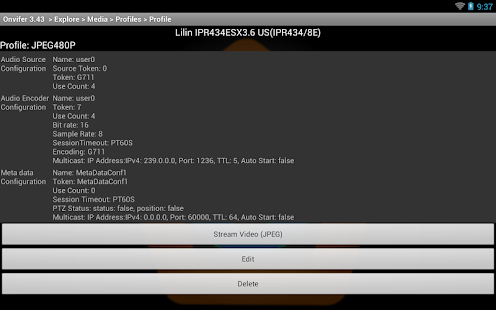 Onvier - IP Camera Monitor Screenshot