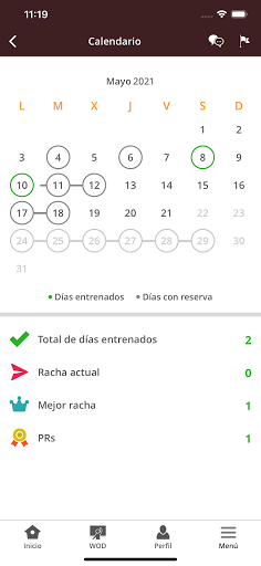 Android application Bâtard Crossboxing Studio screenshort