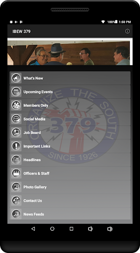 Android application IBEW 379 screenshort