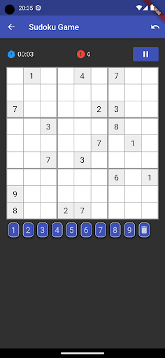 Sudoku Master Screen 3