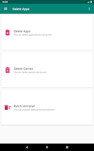 Delete apps - Uninstall apps Capture d'écran