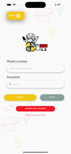 Android application Calorie Club screenshort