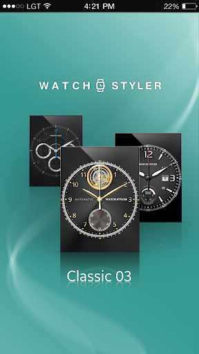 Android application Watch Face Gear S - Classic3 screenshort