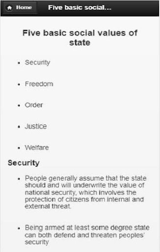 International Relation Screen 3