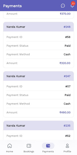Provider Service - NammaV2App Screen 3
