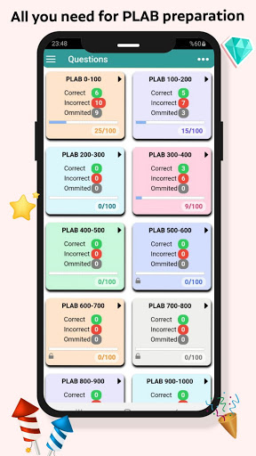 Android application PLAB QBank screenshort