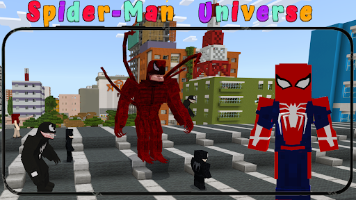 Android application Spider MAN mod for Minecraft screenshort