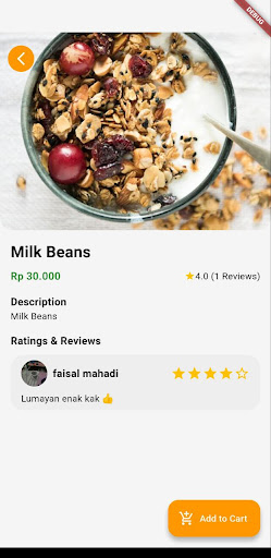 Food Store - Flutter