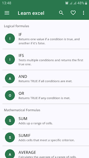 Excel formulas and functions screenshot 3