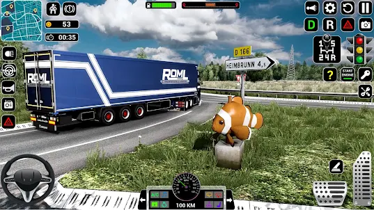 歐洲貨運卡車模擬器遊戲 3d
