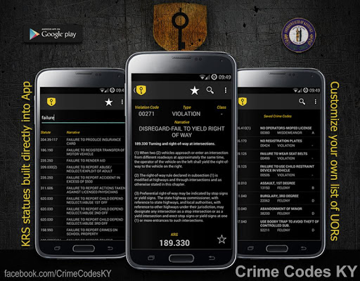 Crime Codes KY (KRS & UOR Guide) hack tool