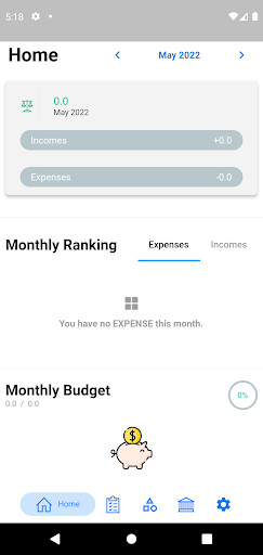 Budgetizer Screen 2