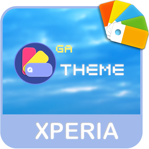 XPERIA ON | City Blue Theme logo