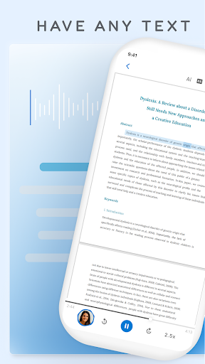 Android application NaturalReader - Text to Speech screenshort