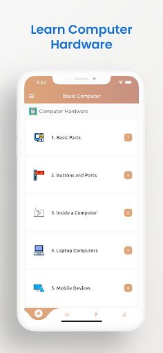 Screenshot of Learn Basic Computer