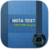 InstaText-  Text of Instagram icon