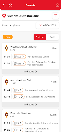 Screenshot of SVT Vicenza