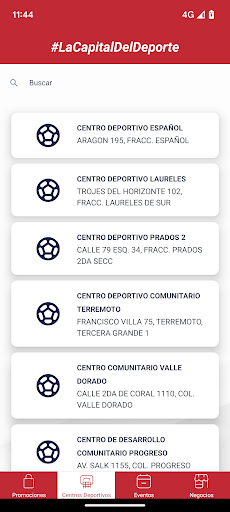 #DeporteMunicipal Screen 3