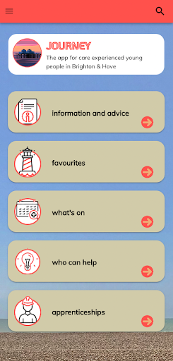 Android application Journey - Brighton and Hove screenshort