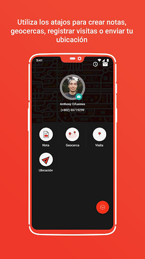 Android application Localizame screenshort