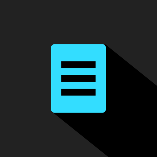 Black Notepad- Notes with lock logo
