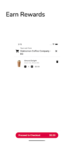 Screenshot of Statesman Coffee Company