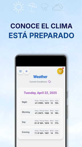 Vista previa de la aplicación