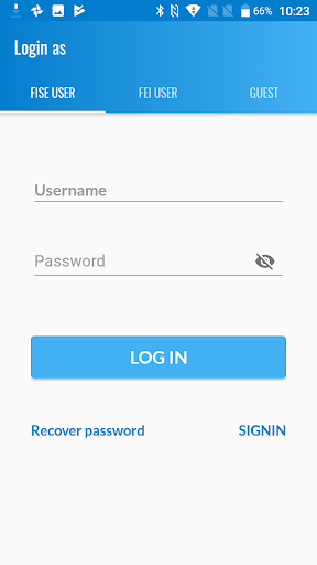 Android application RideUp screenshort
