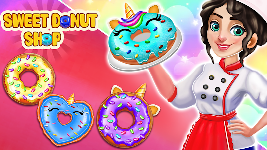 Donut Maker Bake Dessert Games