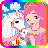 Princess memory game icon