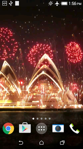 Sydney Firework Live Wallpaper Screen 3