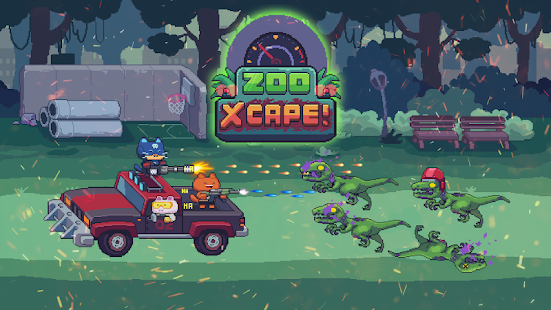 Cat Gunner: Super Zombie Shooter Pixel Screenshot
