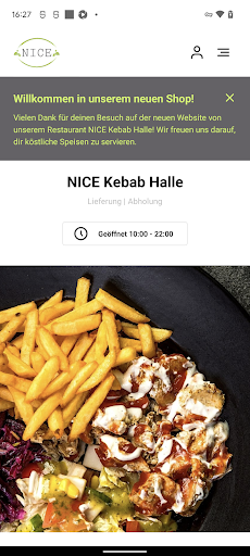 Android application NICE Kebab Halle screenshort