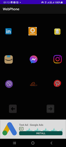 WebPhone Screen 2