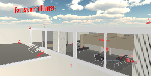 Farnsworth House VR Screen 3