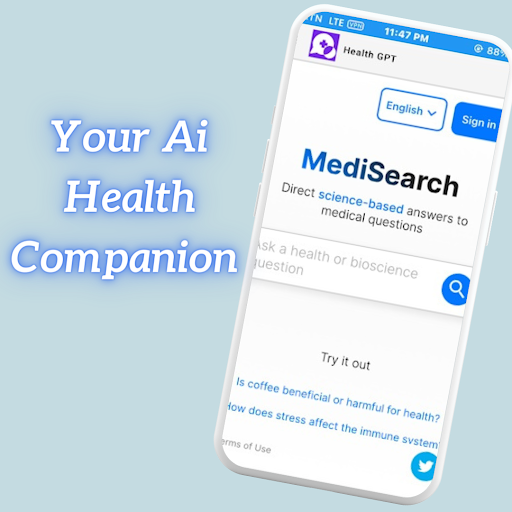 Android application HealthGPT -Ai Health Companion screenshort