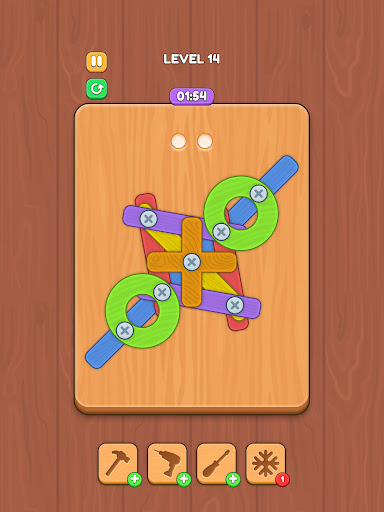 Screw Jam Puzzle Nuts and Bolts